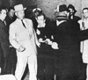 Jack Ruby assassinates Lee Harvey Oswald on live TV.